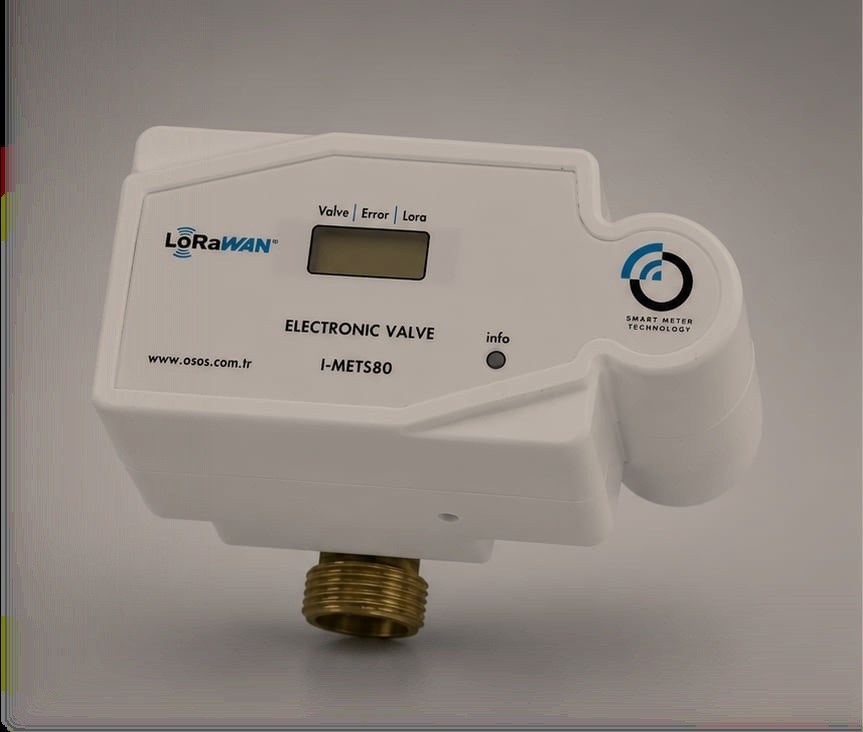 I-METS 80 LoRaWAN elektronik vana ünitesi, gerçek ürün fotoğrafı