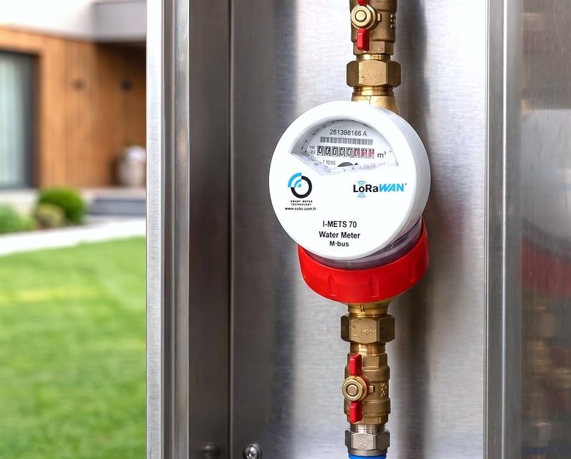 I-METS 70 su sayacı modülünün gerçek saha kurulumu